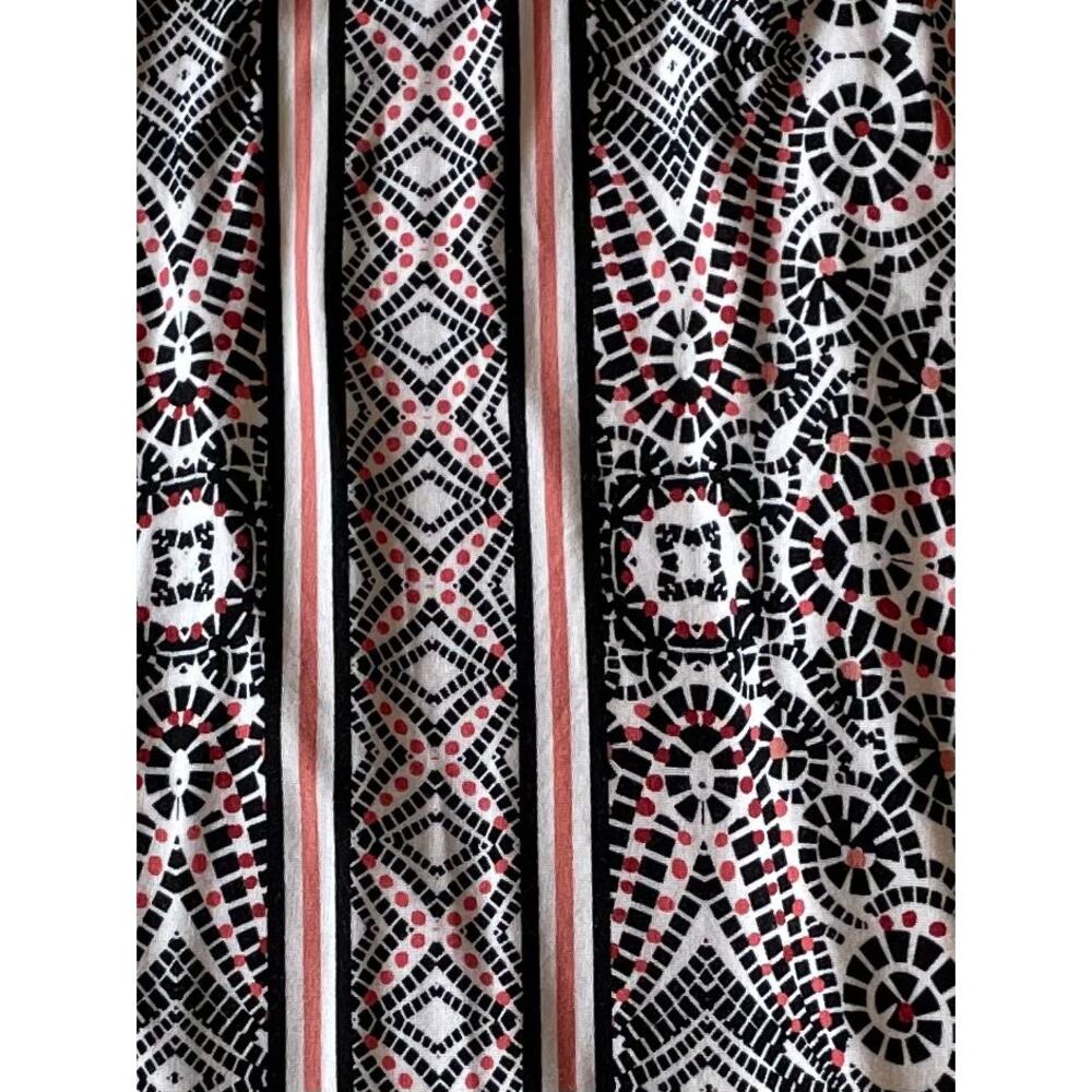Soma Halter Bra Dress Sz XXL Ring Detail Pockets Mosaic Tile Print Soft Stretch - Picture 4 of 8